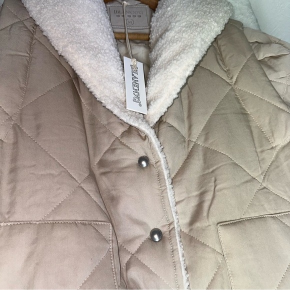 Blank NYC Cream Quilted Teddy-Lined Jacket - Picture 9 of 13